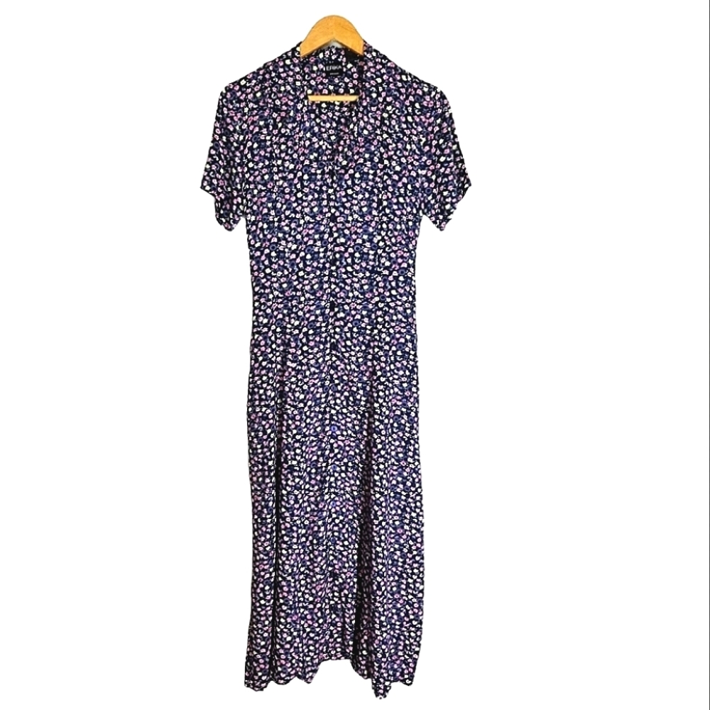 NWOT! Erika Tie Waist Floral Super Soft Maxi Dress